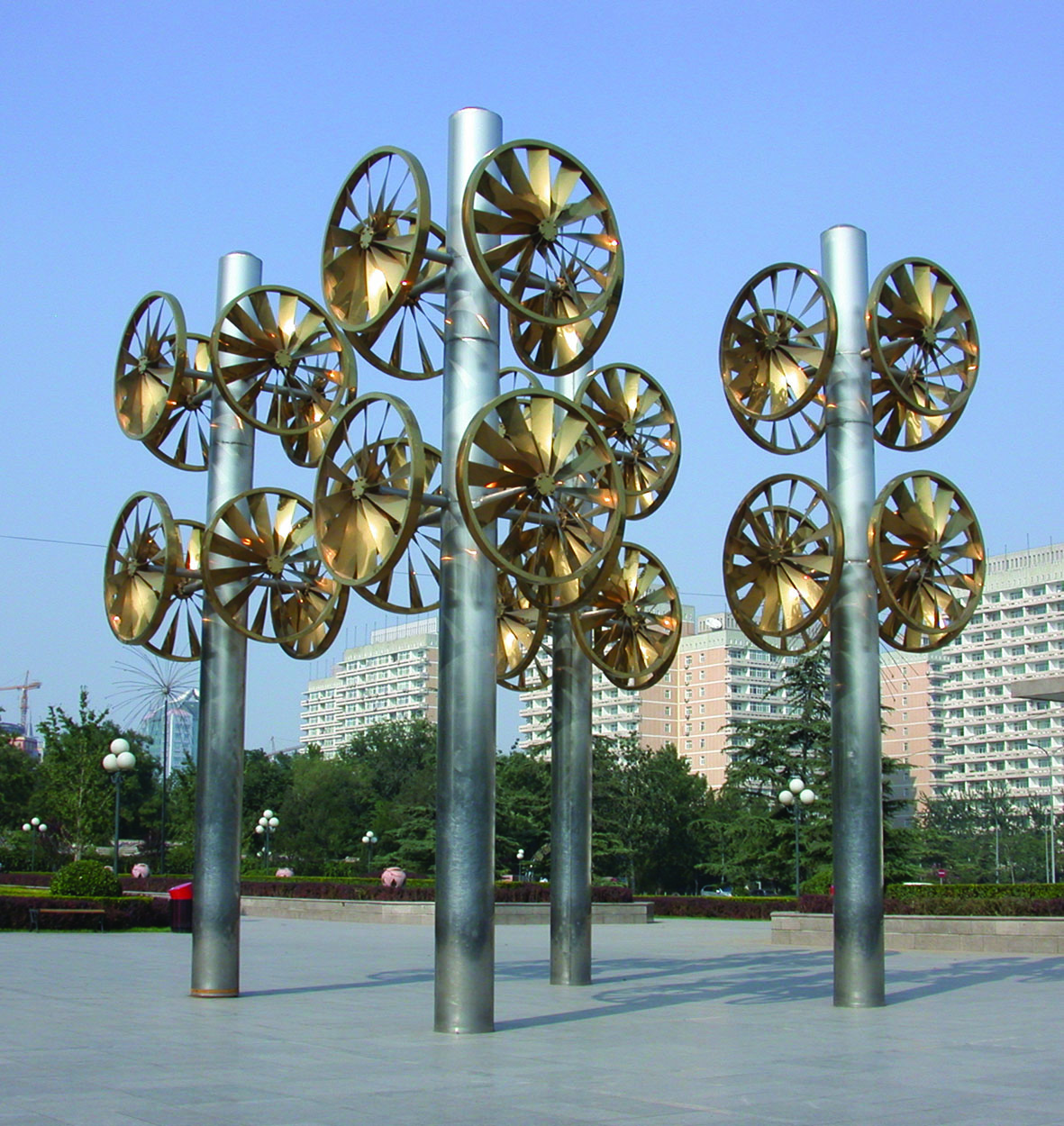 建国门文化广场雕塑